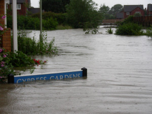 flooded street